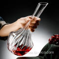 creative waterfall style glass wine decanter